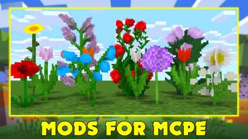 Flowers Mod for Minecraft PE постер