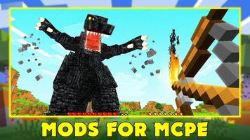 Godzilla Mod for Minecraft PE captura de pantalla 1