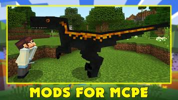 Jurrasic Mod for Minecraft PE الملصق
