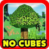 No Cubes Mod for Minecraft PE أيقونة