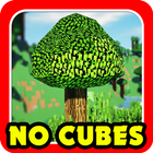 No Cubes Mod for Minecraft PE icon