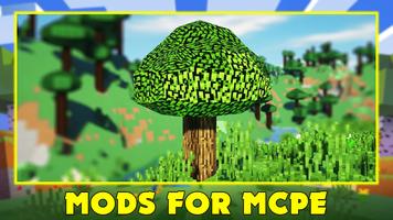 No Cubes Mod for Minecraft PE Poster