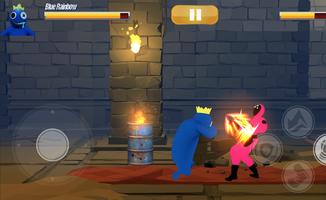 Rainbow Friends Fight Ninja 3D poster