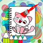 Paint and coloring آئیکن