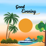 Good evening messages and Gif