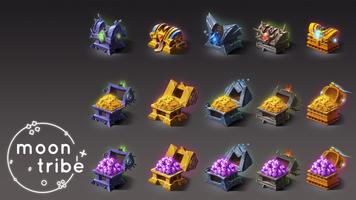 2D Fantasy Chests for Unity Asset Store captura de pantalla 1