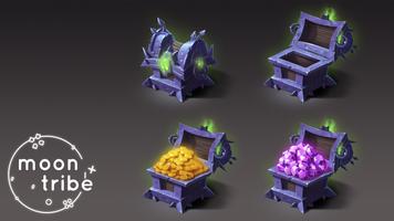 2D Fantasy Chests for Unity Asset Store capture d'écran 2