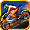 Crash-Mitfahrer Moto Bike Race