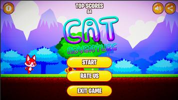 Cat Adventure - Jump Game الملصق