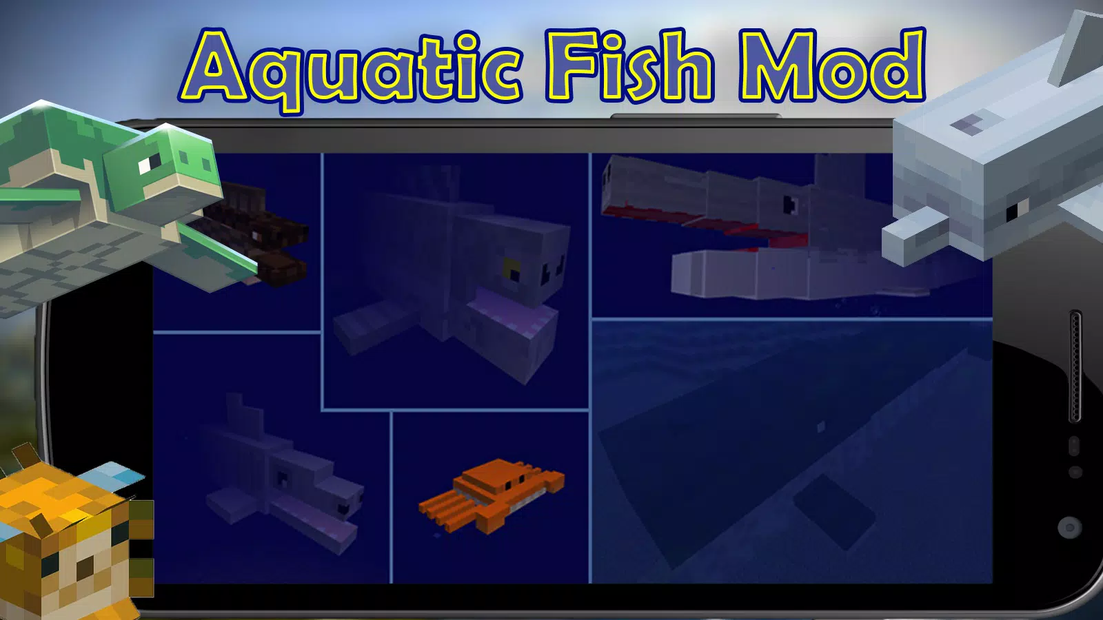 下载 适用于minecraft的鱼类mod 水生动物的安卓版本
