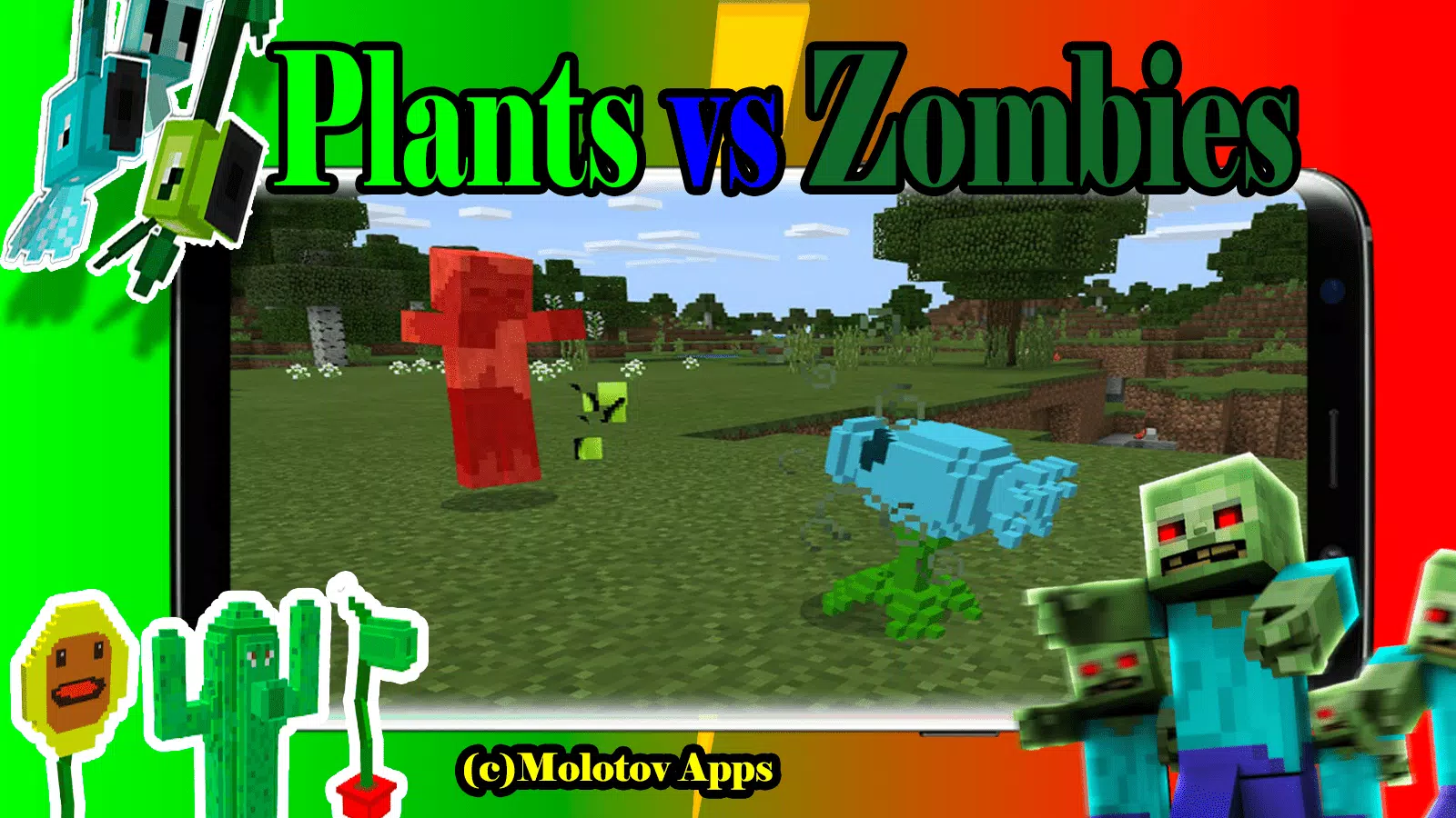 🧟 Plants vs Zombies game mod for Minecraft APK for Android Download