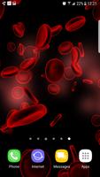 Blood Cells 3D Live Wallpaper Ekran Görüntüsü 1