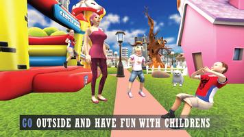 Virtual Mother Family Sim Game Poster