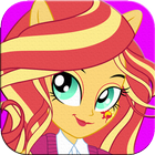 High School Pony Makeover : Dress Up SuperStars 圖標