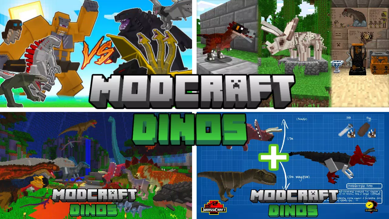 2 incríveis jogos de dinossauro no Minecraft  Minecraft, Jogos de  dinossauros, Jogos minecraft