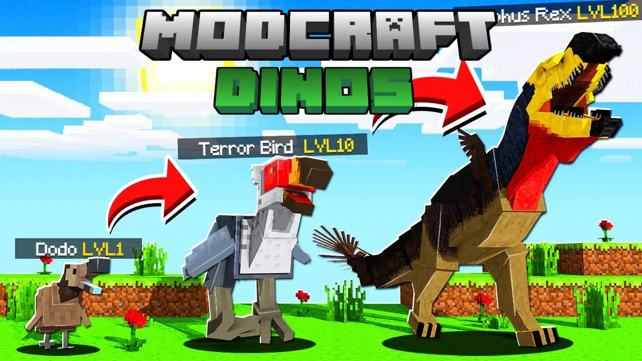 Android向けのmod Craft Dinosaur Minecraft Apkをダウンロードしましょう