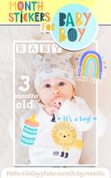 Month Stickers for Baby Boy স্ক্রিনশট 1