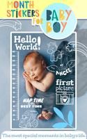 Month Stickers for Baby Boy স্ক্রিনশট 2