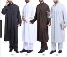 Vêtements pour hommes musulmans Affiche