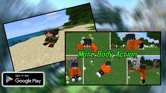 Body Actions for Minecraft PE ảnh chụp màn hình 4