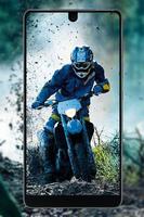 Motocross Wallpaper 4K Affiche