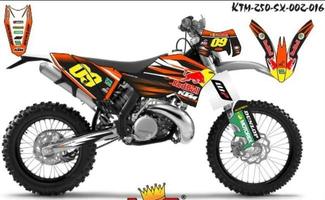 80+ Top Design cutting motor sticker постер