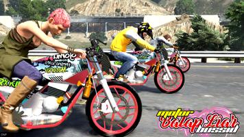 Motor Balap Liar Bussid постер