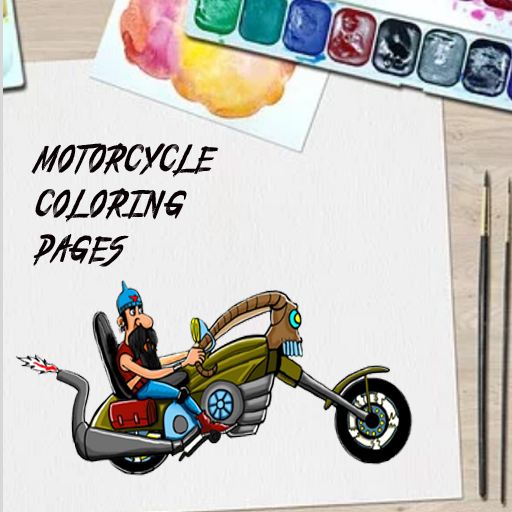 Motorcycle Coloring Pages