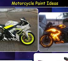 Idéias da pintura da motocicleta Cartaz