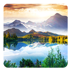 Mountains Live Wallpaper آئیکن