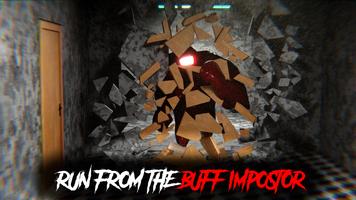 Backrooms Buff Imposter Horror الملصق