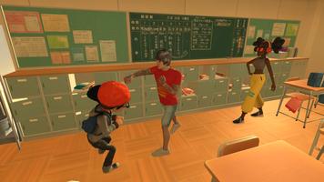bad guys fight in bully school Cartaz