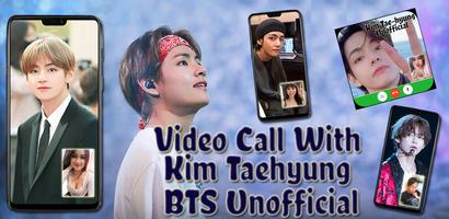 Video Call With Kim Taehyung V Affiche