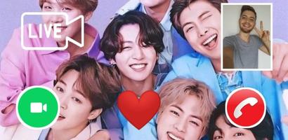 Offline Video Call With BTS الملصق