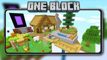 One Block Mod for Minecraft PE syot layar 1