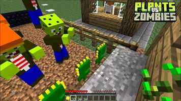 Plantes and Zombies Minecraft capture d'écran 3