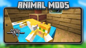 Stray Cat Animal for Minecraft постер