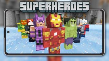Superheroes Mod for MCPE Affiche