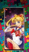 Sailor Moon game puzzle imagem de tela 3