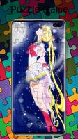 Sailor Moon game puzzle Cartaz