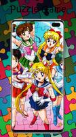 Sailor Moon game puzzle imagem de tela 2