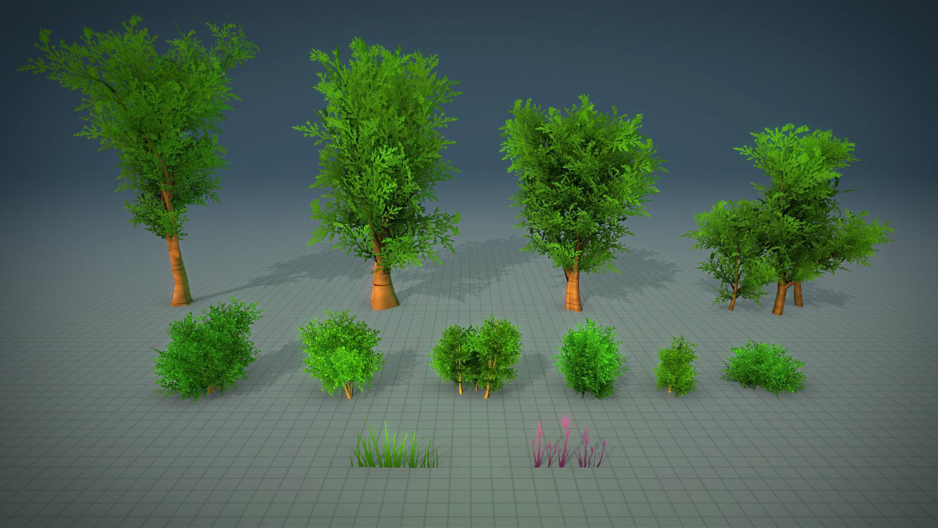 Unity trees