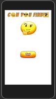 find the odd emoji out Cartaz