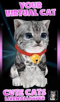 Fluffy Cat Pet 3D HD - free captura de pantalla 1