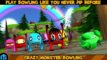 Crazy Monster Bowling Affiche