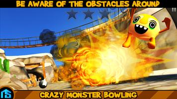 Crazy Monster Bowling capture d'écran 1