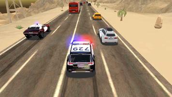 Real Police Car Racing: Heavy traffic simulator पोस्टर