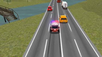 Real Police Car Racing: Heavy traffic simulator captura de pantalla 1