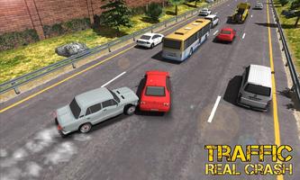 Real Racer Crash Traffic 3D Plakat