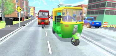 Tuk Tuk Rickshaw -Traffic Race